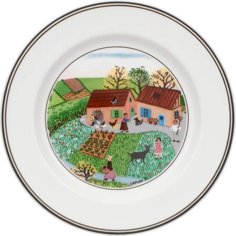 Villeroy & Boch Design Naif Piatto per Pane Camino, Porcellana, 17 cm (1/2)