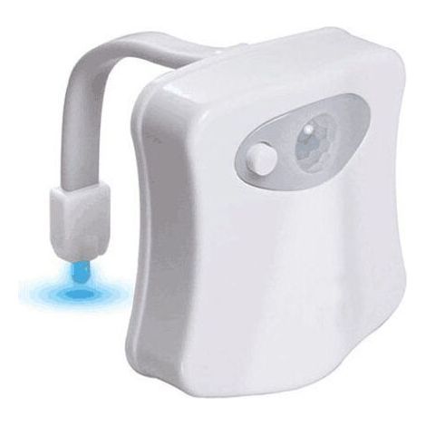 Hängender Toilettensensor, körpermontiertes LED-Toilettensensor-Nachtlicht – 8 Farben, 2,5 W, 3 AAA-Batterien, 1 Stück (1/5)