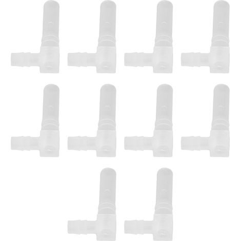 Kit de 10 raccords coudés à 90° pour tuyau PP, réducteurs 8 x 10 mm (1/5)
