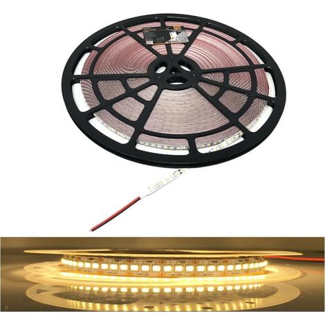 Striscia Led Luce Calda 3000k Strip Adesiva 50 Mt 24v Bobina 6000 Smd 2835 (1/3)