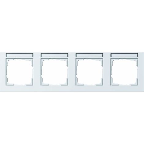 Cornice interruttore Gira system 55 IP20 senza viti campo etichette