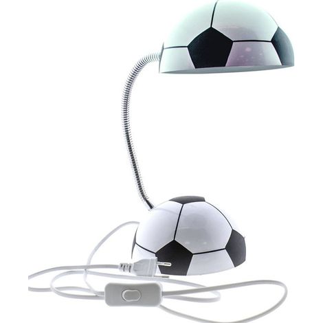 Lámpara de mesa infantil “Champion” E14 IP20 diseño de balón fabricada en hierro (1/4)