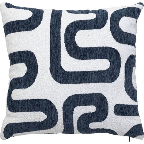 Safina Cojín Jacquard Azul Egeo 40x40cm - Atmosphera créateur d'intérieur