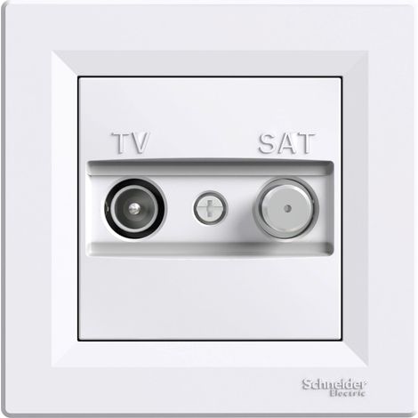 Terminales de resorte Asfora blancos para toma de TV/SAT de 1 dB EPH3400121