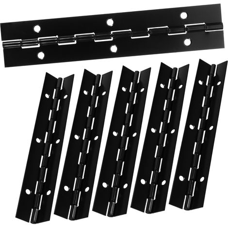 de 6 charnières piano robustes pour portes et placards (1/5)
