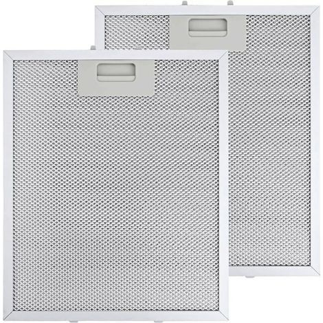 2 pièces 260mm x 230mm Filtre Hotte Aspirante pour Hotte Aspirante AEG Blancs Grande Capacité de Stockage d'huile Résistance aux Hautes Températures Pièce de Rechange 5 Couches (1/4)