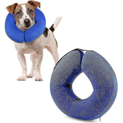 Collier conique gonflable de protection pour chiens et chats (1/4)