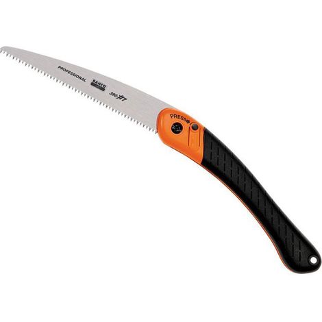 Bahco 396-HP Folding Pruning Saw with 190mm Blade and XT7 Toothing in Black (1/5)