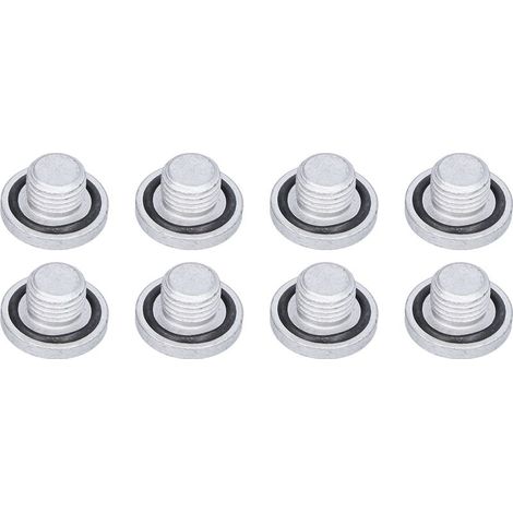 8 bouchons de vidange filetage M14 avec rondelles d'étanchéité 0652 477 pour Opel Astra, Corsa, Meriva (1/5)