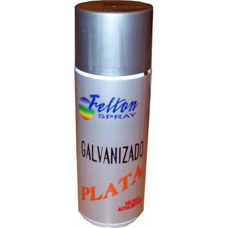 FPLUS pintura spray 400ml galvanizado plata f-1410 , pintura spray 400ml galvanizado plata f-1410