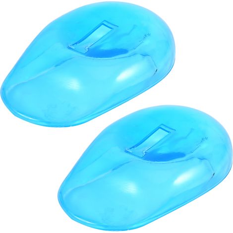 2 pièces Coque de Protection Anti-Taches Bleue pour Écouteurs, Housse en Plastique pour Prévenir la Salissure des Coussinets (1/5)