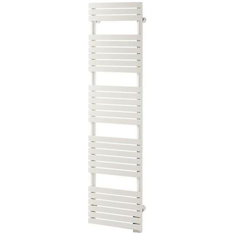 Acova – Sèche-serviette eau chaude 427W – Tubes plats effilés – Fixation Claustra – Acier anticorrosion – SY084050 (1/4)