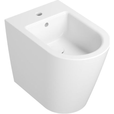 Bidet Forty3 Globo Filomuro 55x36 Monoforo Bianco Opaco (1/4)
