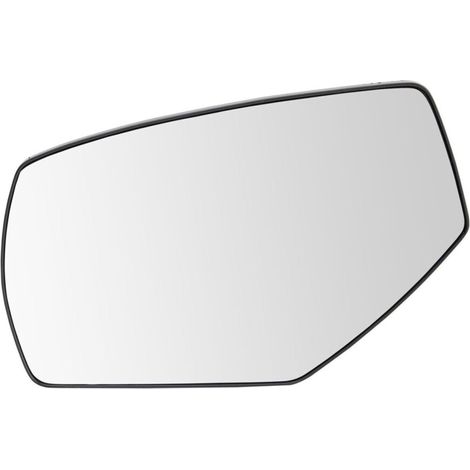 Para posicionadores de cristal de espejo retrovisor exterior – panel trasero manual del lado del conductor, transparente, compatible con Chevrolet Silverado y GMC Sierra