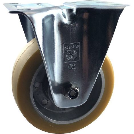 Roulette fixe diamètre 82 mm polyuréthane FORTHANE® - 150Kg (1/2)