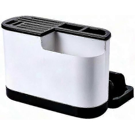 Porte-couteaux multifonctionnel, planche à découper, ustensiles de cuisine, vaisselle intégrée, rangement pour couvercles (1/5)