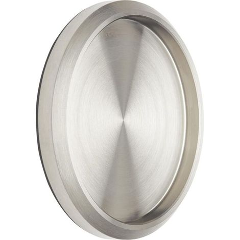 Poignée de porte coulissante Poignée Ø : 68 mm autocollante avec pastille adhésive Poignée de meuble en acier inoxydable Poignée coquille pour portes en verre et portes de chambre de