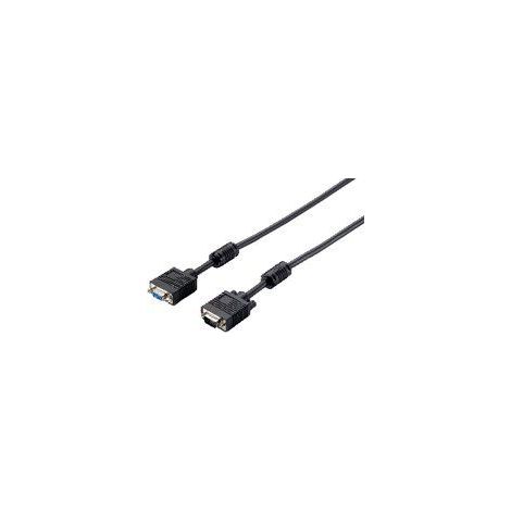 Câble de rallonge Svga Equip 3coax Macho - Femelle 20m avec Ferrite 118806