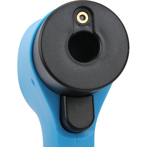 Thermomètre infrarouge sans contact HW550, thermomètre infrarouge laser (bleu) (1/4)