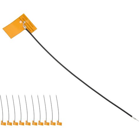 Antenne FPC souple 2.4G intégrée jaune, module WIFI Bluetooth, petite taille, à souder, lot de 10 pièces NZ-2.4G-FPC-006 (1/5)