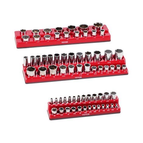 Kit Organisateurs Douilles Magnétiques - Lot de 3 Plateaux de (1/5)