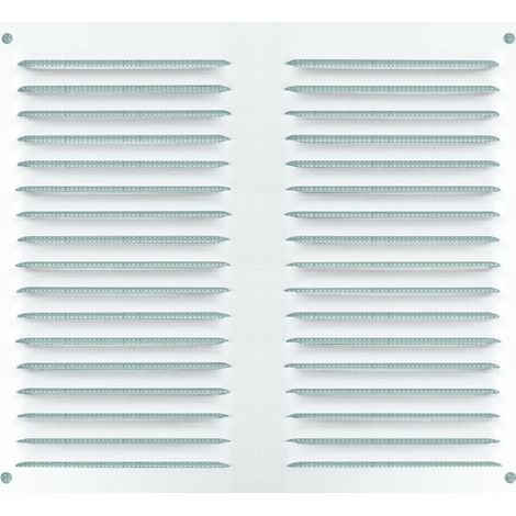 Griglia 200x200 Alluminio Bianco A/m