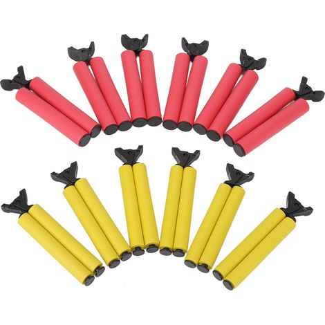 Lot de 12 pinces isolantes pour bigoudis chauffants, fixation permanente, pour salon de coiffure à domicile (1/5)