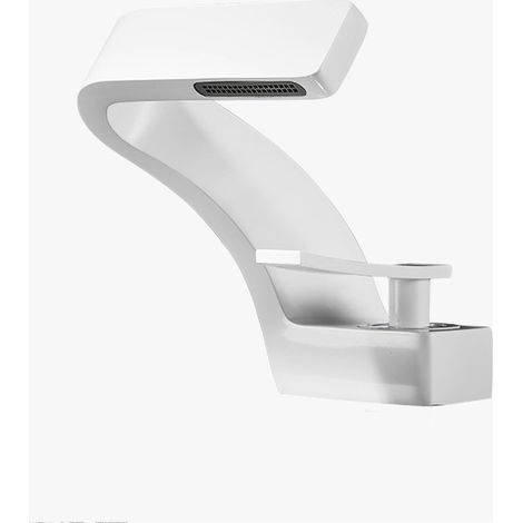 Robinet de lavabo tout cuivre, design luxueux doré avec effet cascade créatif, robinet monotrou pour lavabo, eau chaude et froide. (1/5)