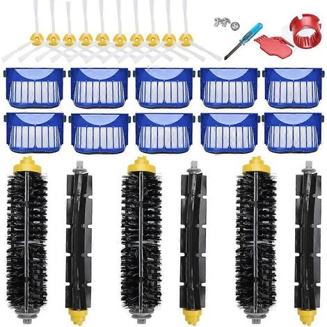 Kit d'accessoires pour iRobot Roomba séries 600, 694, 692, 690, 695, 680, 660, 665, 651, 650, 620 et 500 (595, 585) - Pièces détachées pour aspirateurs (1/5)