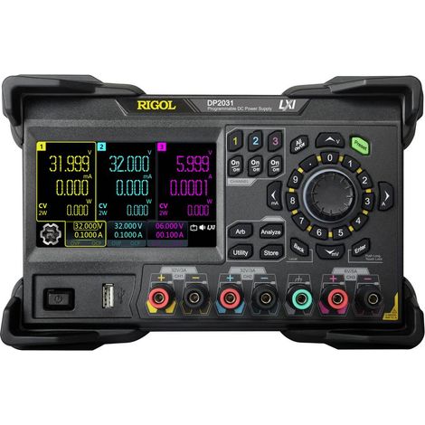 Alimentation de laboratoire réglable Rigol DP2031 0 - 32 V/DC 0 - 3 A 222 W USB, LAN, RS-232 Nbr. de sorties 3 x (1/3)