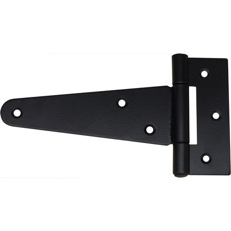 Charnière T 100x75mm H° Epoxy Noir