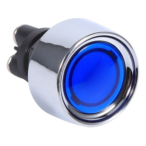 Interruttore di accensione del pulsante di avvio del motore dell'auto multifunzionale DC 12V 50A Luce blu