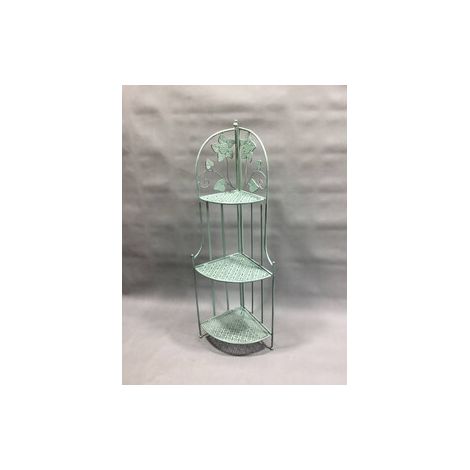 2 x C ANGOLIERA 3 RIPIANI 49X33X126CM VERDE SALVIA EPOQUE