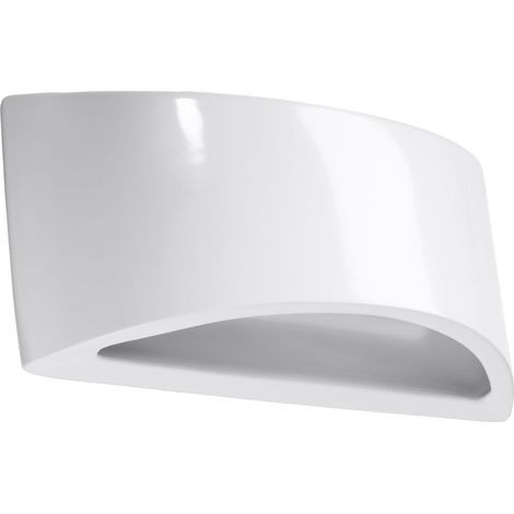 VIXEN glänzend weiß lackierte Wandleuchte Sollux Lighting Modell SL.1048 (1/5)