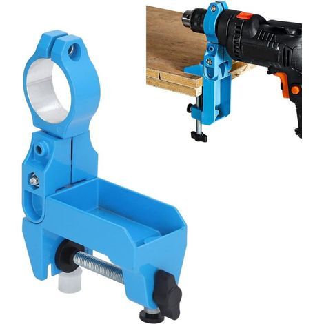 Support Perceuse Établi Universel 360° Rotatif, Port Serrage 4cm, Support Meuleuse Électrique (1/4)