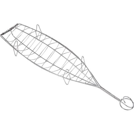 Gril Pour Poisson En Acier Inox.. 13.5x54cm Sauvic (1/3)
