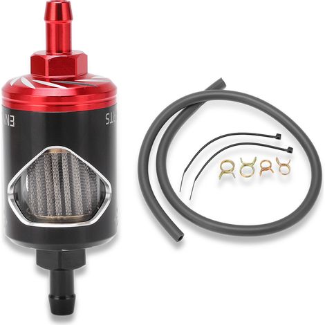 Ortviai Filtre à Essence pour Moto – Kit Complet avec Tuyau de 36 cm, Compatible R1, R6, XMAX155, CBR500R, ZX-6R (1/5)