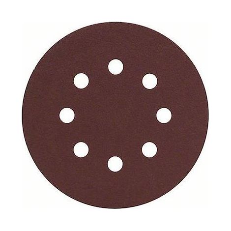 Accessoires Bosch 2607019494 Papier de verre pour défonceuse, auto-agrippant, perforé, grain 120 (Ø) 125 mm 25