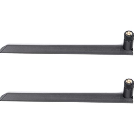 2 Pièces Antenne WiFi Double Bande 5.8 GHz/2.4 GHz 10 dBi Omnidirectionnelle avec Connecteur SMA Mâle (1/5)