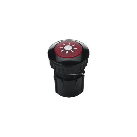 Grothe PROTACT 100 LED Pulsador de timbre, empotrado, negro, 63032