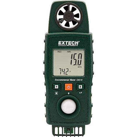 Extech EN510 Anemometer 0.4 bis 20 m/s mit Temperaturmessfunktion