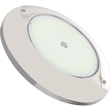 LED Poolstrahler Aufbau tauchfähig 12V AC/DC Rostfreier Edelstahl IP68 35W XtraPool 6000K Kaltweiß (1/4)