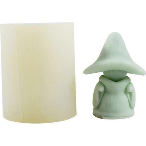 Moule en Silicone Champignon Spectre pour Bougies Parfumées - Moule Résine pour Fabrication de Bougies (1/3)