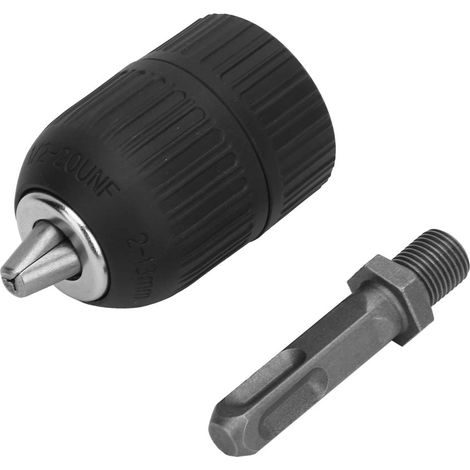 Mandrin De Perceuse Sans Clé - Adaptateur Queue Sds Plus - Filetage 1/2-20 Unf - Capacité 2 À 13 Mm - Pour Marteau-Piqueur (1/5)
