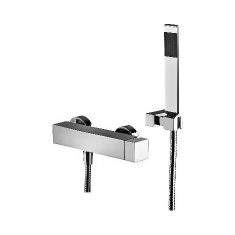 MITIGEUR MONOCOMPOSANT EXTERNE POUR DOUCHE AVEC ACCESSOIRES ELLE Dimensions : Chrome