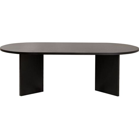 Tavolino da salotto moderno in melaminico 119x60 cm Sable - Nero 2