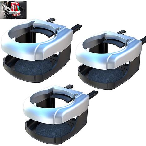3pcs Support Universel De Boissons Pour Voiture, Porte-gobelet/ Canettes (1/5)