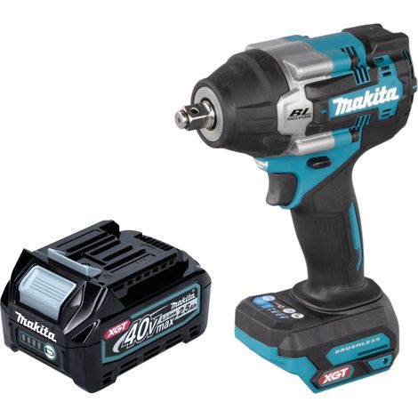 Makita TW 007 GD1 Llave de impacto sin cable 40 V máx. 760 Nm 1/2'' sin escobillas + 1x batería recargable 2,5 Ah - sin cargador (1/5)