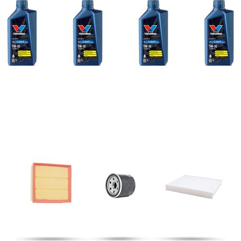Kit tagliando 3 FILTRI e 4L OLIO compatibile con Kia Carens III 2.0 16V 107kw dal 2006 (1/5)