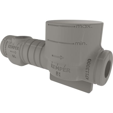 Kemper coquilla aislante para combinaciones de corte y contador de agua CLASSIC, figura 471 16, incl. clips de cierre, DN 20, 4711600000